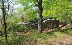 Die Burg Oberer Greifenstein erhob sich in exponierter Lage auf einem von der Hochfläche hervorspringenden Felsen gegenüber der