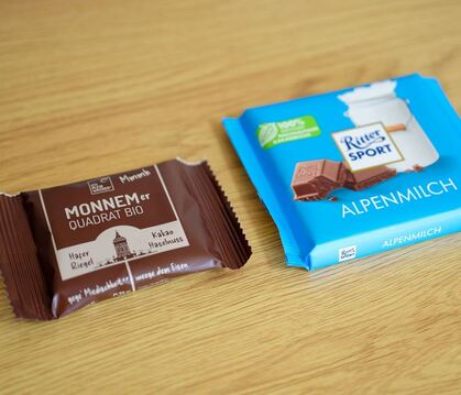 Rechtsstreit mit Ritter Sport um quadratische Haferriegel