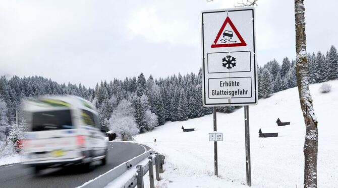 Schnee in Bayern