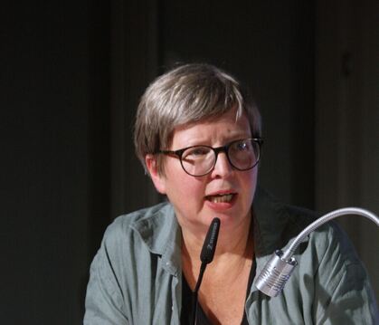 Jenny Erpenbeck hielt die Eröffnungsrede der Tübinger Poetik-Dozentur 2025.