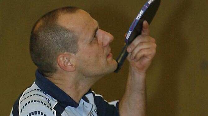 Tischtennis:TTC Reutlingen In der besten Form der vergangenen Jahre: Uli Stähle vom TTC Reutlingen.