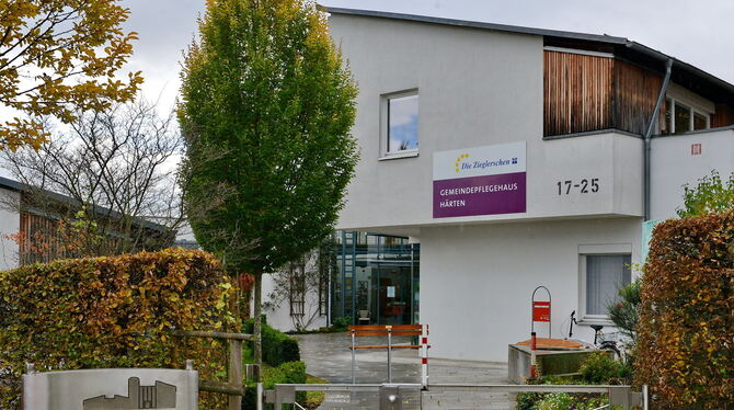 Das Gemeindepflegehaus Härten in Kusterdingen. Die Bewohner können von hier aus bald in das neue Seniorenzentrum umziehen.