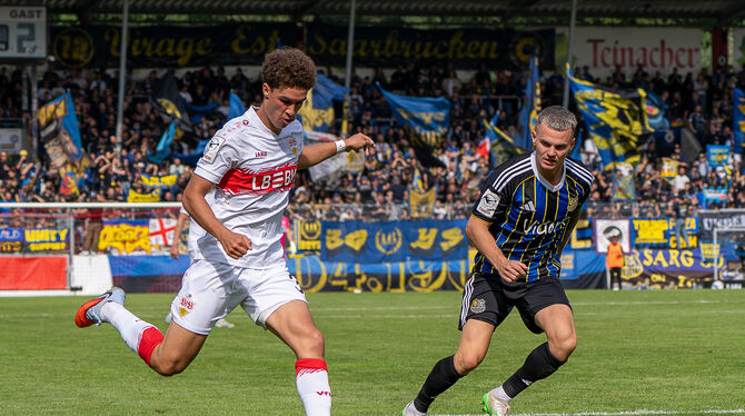 Noah Darvich hat drei Treffer in sieben Drittliga-Spielen erzielt. FOTO: ZIEGLER/EIBNER Noah Darvich hat drei Treffer in sieben Drittliga-Spielen erzielt. FOTO: ZIEGLER/EIBNER