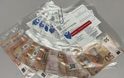 Diese »Blüten« hat die Polizei im Rahmen der Ermittlungen wegen Falschgeld vor allem im Echaztal sichergestellt.