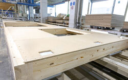 Fertigung bei Schwörer Haus in Hohenstein-Oberstetten