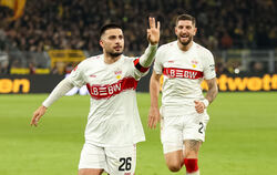 Eins, zwei drei: Deniz Undav glänzt in Dortmund mit einem Dreierpack.