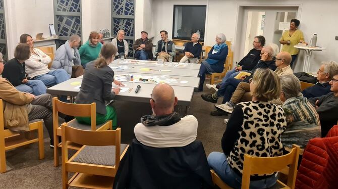 Ob Windkraft oder Werte: In Nehren kamen Themen auf den Tisch, über die sich kontrovers diskutieren ließ.