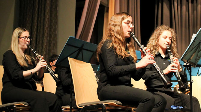 Das Verbandsjugendblasorchester überzeugte mit seinem Können. Die jungen Musikerinnen und Musiker des Verbandsjugendblasorchesters überzeugte mit ihrem Können.