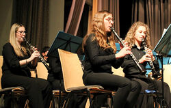 Die jungen Musikerinnen und Musiker des Verbandsjugendblasorchesters überzeugte mit ihrem Können.