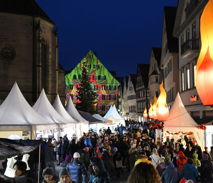 Stimmungsvoll: Zur Chocolart kommen besonders viele Besucher in die Altstadt.