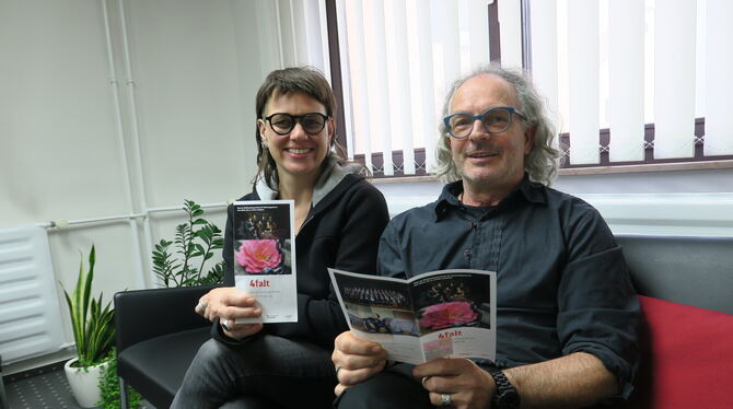 franz.K-Leiterin Sarah Petrasch und Tonne-Intendant Enrico Urbanek wollen mit einem Viererpaket Lust auf Kultur machen. Mit im P