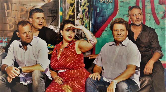 Die Coverband Shokee & Sands kommt am Sonntag in den Pappelgarten.