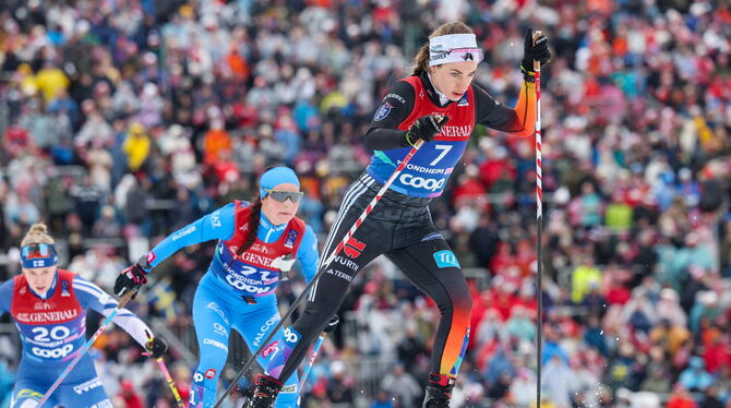Pia Fink (rechts) fühlt sich für den anstehenden Olympia-Winter gut