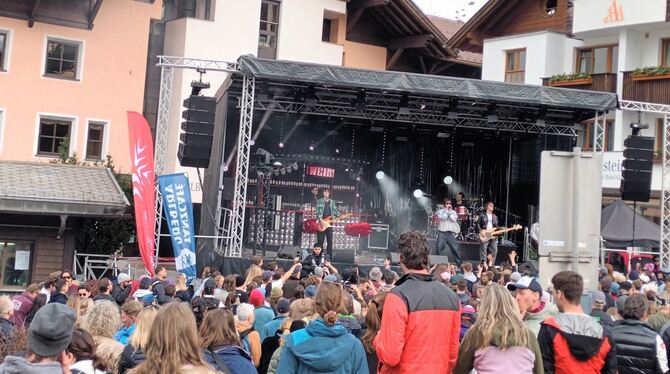 Après-Ski: Arlberg Music Festival in St. Anton.