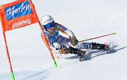 Jana Fritz: Hier im Januar 2025 beim Weltcup am Kronplatz.