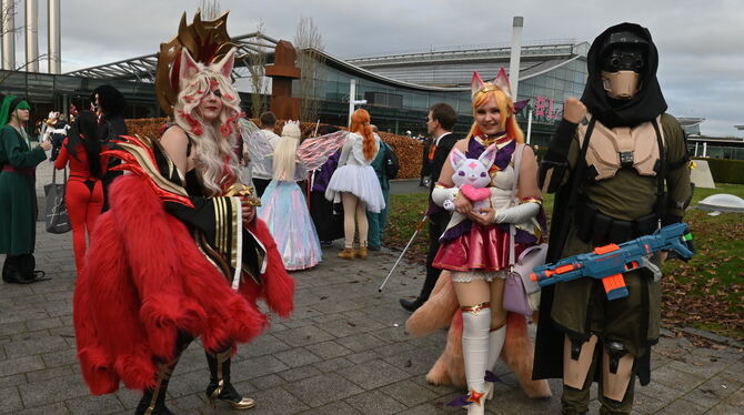 Auf der Comic Con kommen Figuren aus allen möglichen Universen zusammen