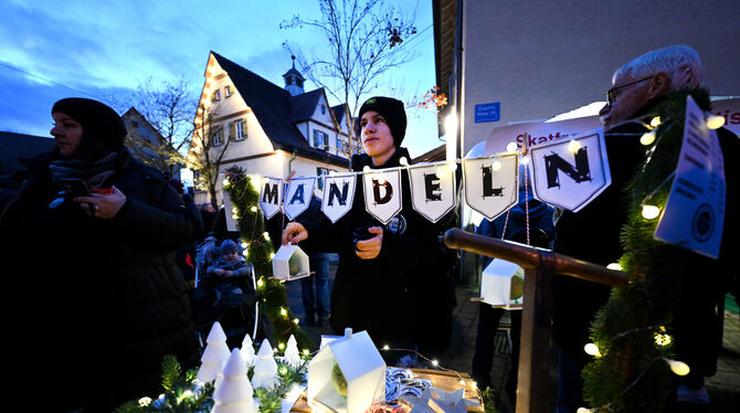 Lichter und Leckeres: Weihnachtsmarkt in Mittelstadt.