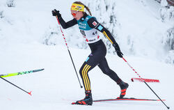 Pia Fink kämpft sich