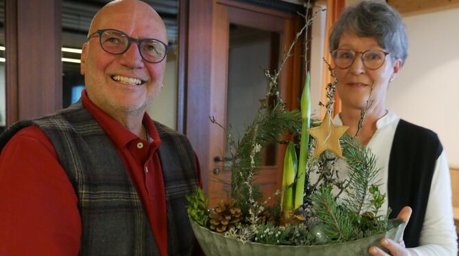 Vereinsvorstand Rüdiger Herrmann dankte Claudia Bunke für ihre mehr als ein Dutzend Jahre als Einsatzleiterin für die Nachbarsch