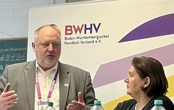 DHB-Präsident Michelmann im Gespräch mit der baden-württembergischen Kultusministerin Theresa Schopper