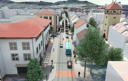 Der Favorit der Verwaltung für die Innenstradtstrecke: die  Gartenstraße.