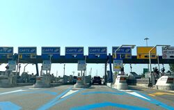 Mautstelle auf italienischer Autobahn