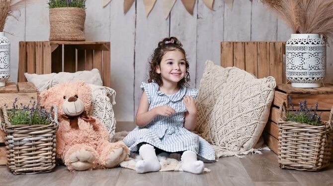 Spendenaufruf Die vierjährige Mimi aus Gammertingen leidet am Rett-Syndrom.