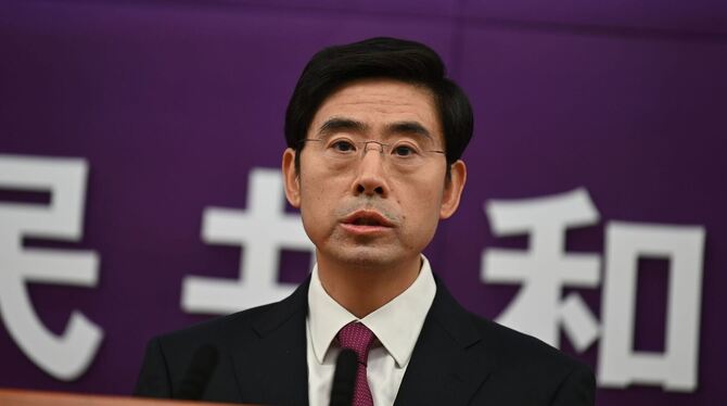 Sprecher von Chinas Handelsministerium He Yadong