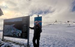 Es ist angerichtet: Rupert Schön, Betreiber der Schwärzenlifte Eschach, freut sich über die aktuell gute Schneelage