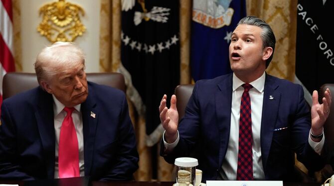 Kabinettssitzung im Weißen Haus