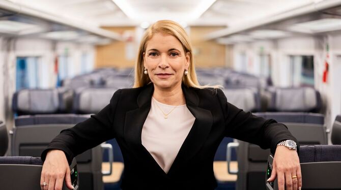 Bahnchefin Evelyn Palla äußert sich zur Pünktlichkeit der Züge. Bahnchefin Evelyn Palla äußert sich zur Pünktlichkeit der Züge.