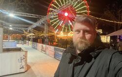 David Drenovak auf Reutlinger Weihnachtsmarkt.