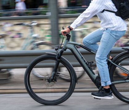 Mit dem Fahrrad zur Arbeit