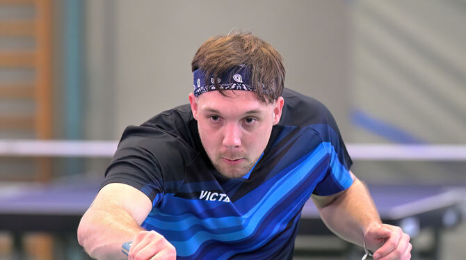 2024/25, Gr. 5, Herren, LK, Landesklasse, TT, TTBW, Tischtennis Imponiert in der Landesliga mit bärenstarken Leistungen: Christian Tomsic.