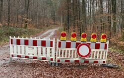 Bis hierher und nicht weiter: Die Gemeindeverbindungsstraße von Belsen nach Beuren soll für den öffentlichen Verkehr dauerhaft g