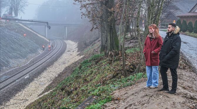 Bahnstrecke nach Zugunglück in Riedlingen Bahnstrecke nach Zugunglück in Riedlingen