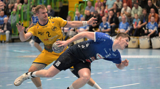 3. Liga, DHB, Handball, Maenner, Saison 2025/26 Markierte in der vergangenen Saison 14 Tore und hat in dieser Spielzeit bereits 37 Treffer auf dem Konto: Pfullingens Kreisläufe