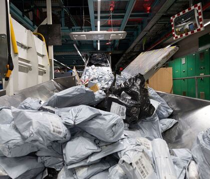 Internationales Postzentrum (IPZ) am Frankfurter Flughafen