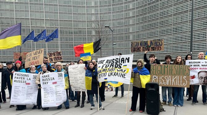Demonstration in Brüssel Demonstration in Brüssel