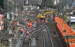 Vorbereitung zur Generalsanierung der Riedbahn