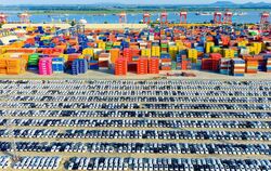 Frachtdock in Nanjing