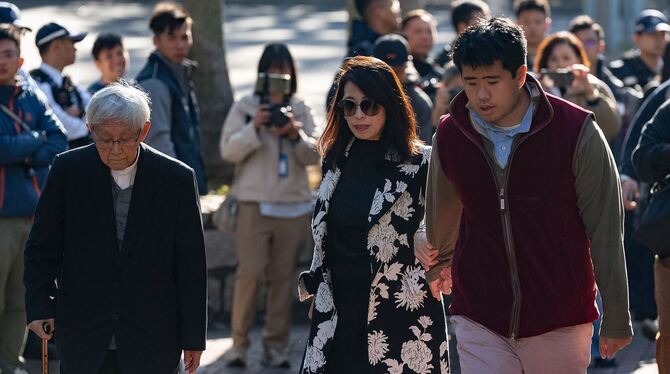 Urteilsverkündung gegen Hongkonger Verleger Jimmy Lai Urteilsverkündung gegen Hongkonger Verleger Jimmy Lai