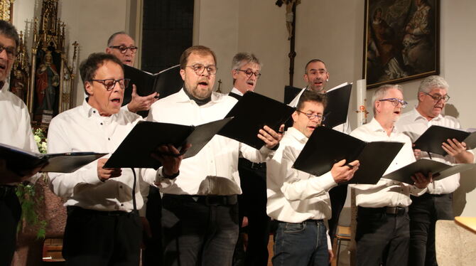 Oberstetten Adventskonzert Kirche Männerstimmen in Perfektion waren am Sonntag in der Oberstetter Kirche zu hören.