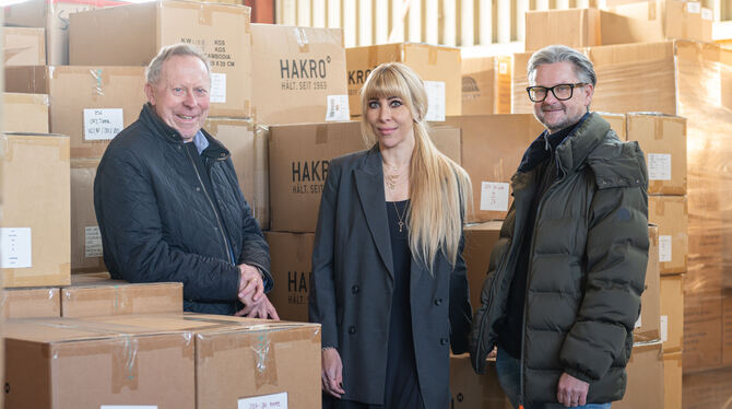 Geschäftsführer und Inhaber Alexander Benz (links), Prokuristin Catharina Benz und Prokurist Hartmut Pommranz lenken die Geschic