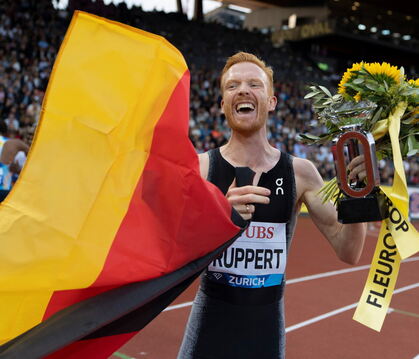 Frederik Ruppert gewinnt im Jahr 2025 unter anderem das Finale der Diamond League in Zürich.