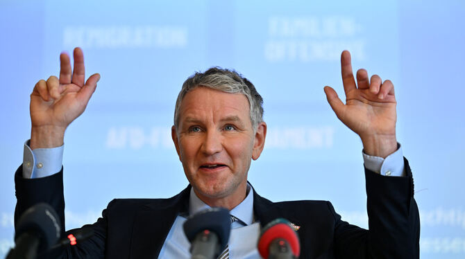 Björn Höcke hält Deutschland für »zu woke«, um es zu verteidigen.