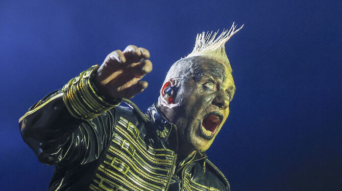 san,lsn,---,Musik,Leute,Personen Till Lindemann in der Stuttgarter Schleyerhalle: Derzeit ist er mit seiner Solo-Show »Meine Welt« auf Europa-Tournee.