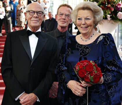 Choreograph Hans van Manen und Königin Beatrix