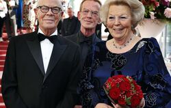 Choreograph Hans van Manen und Königin Beatrix