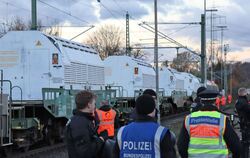 Castor-Transport auf dem Weg nach Philippsburg
